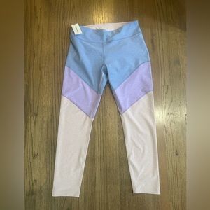 Outdoor Voices NWT Leggings-Tri Color-Lilac, Lavender, Dahlia-Size XL